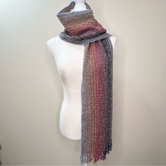 NWT Mucros Weavers Skellig Scarf Made In Ireland Merino Wool Blend - Picture 4 of 8